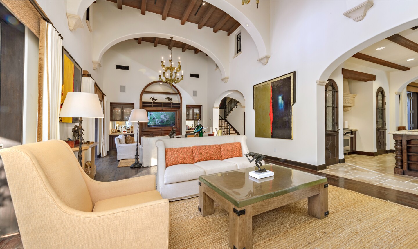 The Mediterranean villa is found in La Quinta's exclusive Madison Club community.