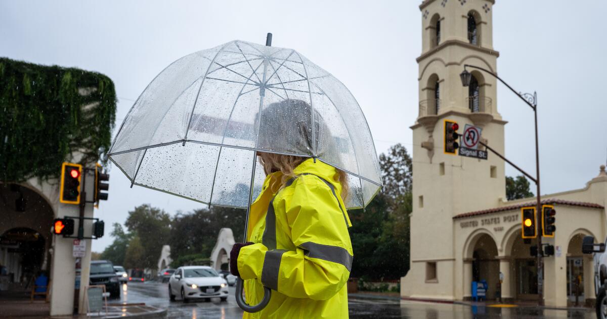 Flooding, a tornado, even the risk of a 'semi-wet Santa Ana' before storms finally leave L.A.