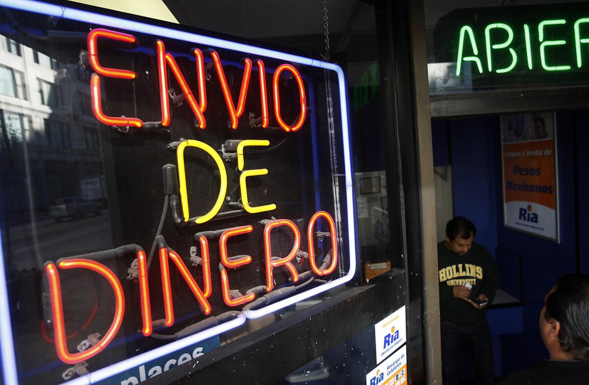 Remittances to most Latin American countries have picked up again after slumping during the Great Recession. But money sent by Mexican immigrants to their homeland this year, an estimated $22 billion, remains 29% off its 2006 peak, the Pew Research Center reports Friday in a study of flows and trends over 13 years.