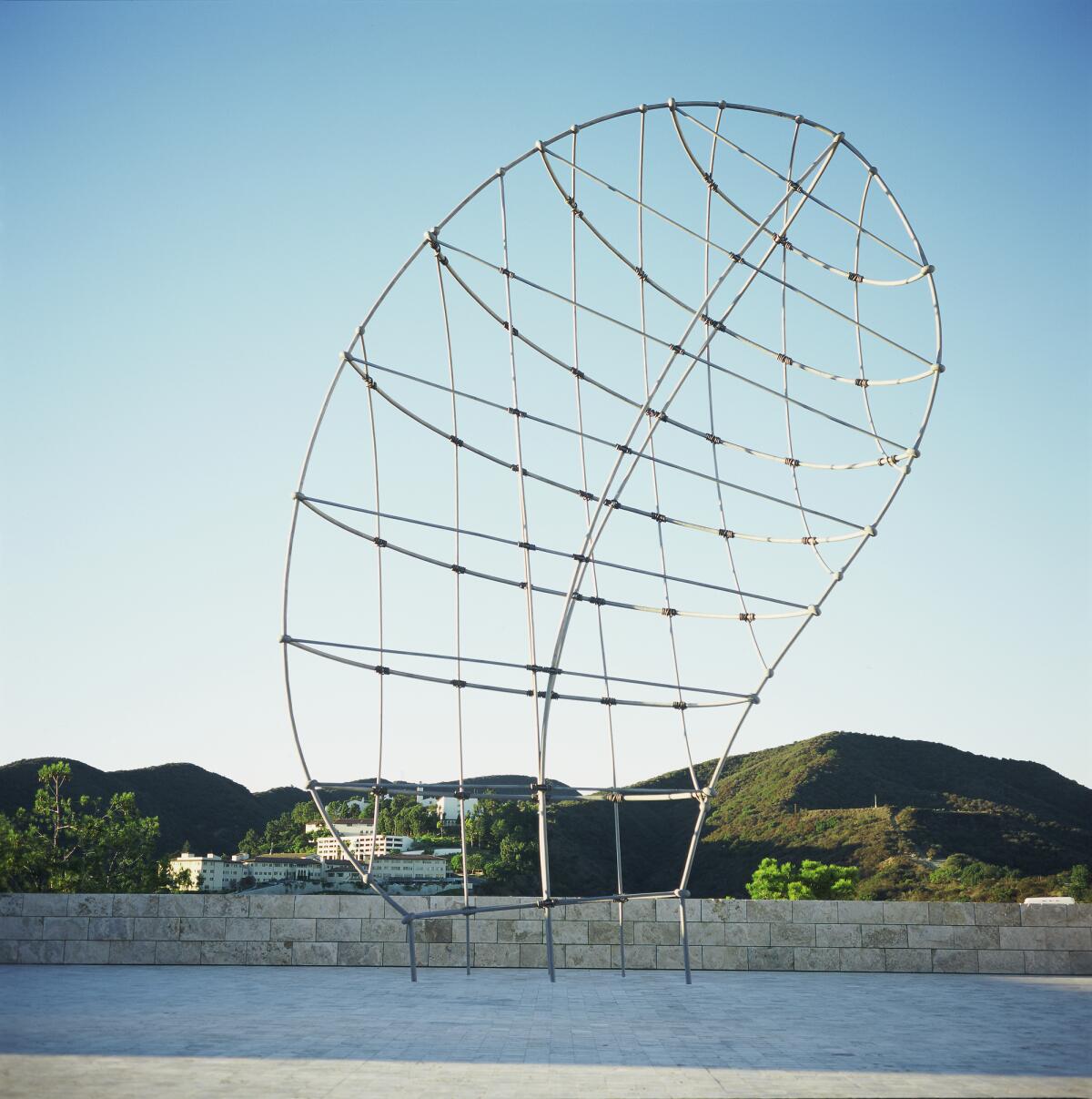 Martin Puryear, "That Profile," 1999, stainless steel and bronze