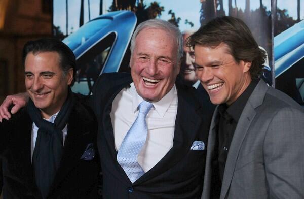 Hollywood producer Jerry Weintraub, center, will move into the spotlight April 4 with the launch of the TV documentary "His Way." The HBO project documents his five-decade career using personal video, archival footage and interviews with industry friends such as Andy Garcia, left, and Matt Damon. Weintraub can count the "Karate Kid" franchise, "Ocean's Eleven" films and more among his career achievements.