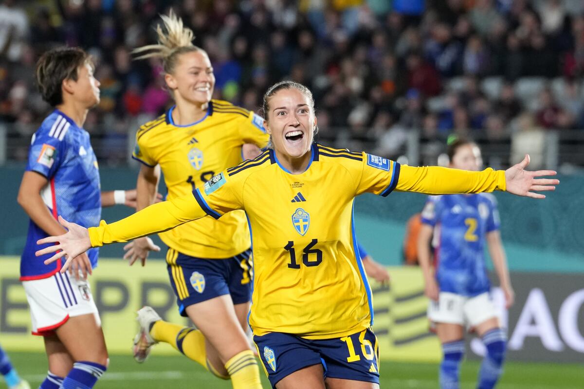 U.S. loses to Sweden on penalty kicks in its earliest Women's