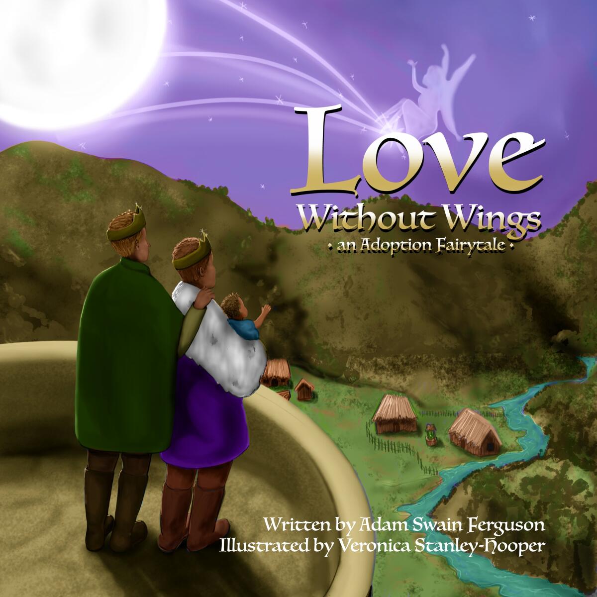 The cover of “Love Without Wings — An Adoption Fairytale” illustrated by Veronica Stanley Hooper.