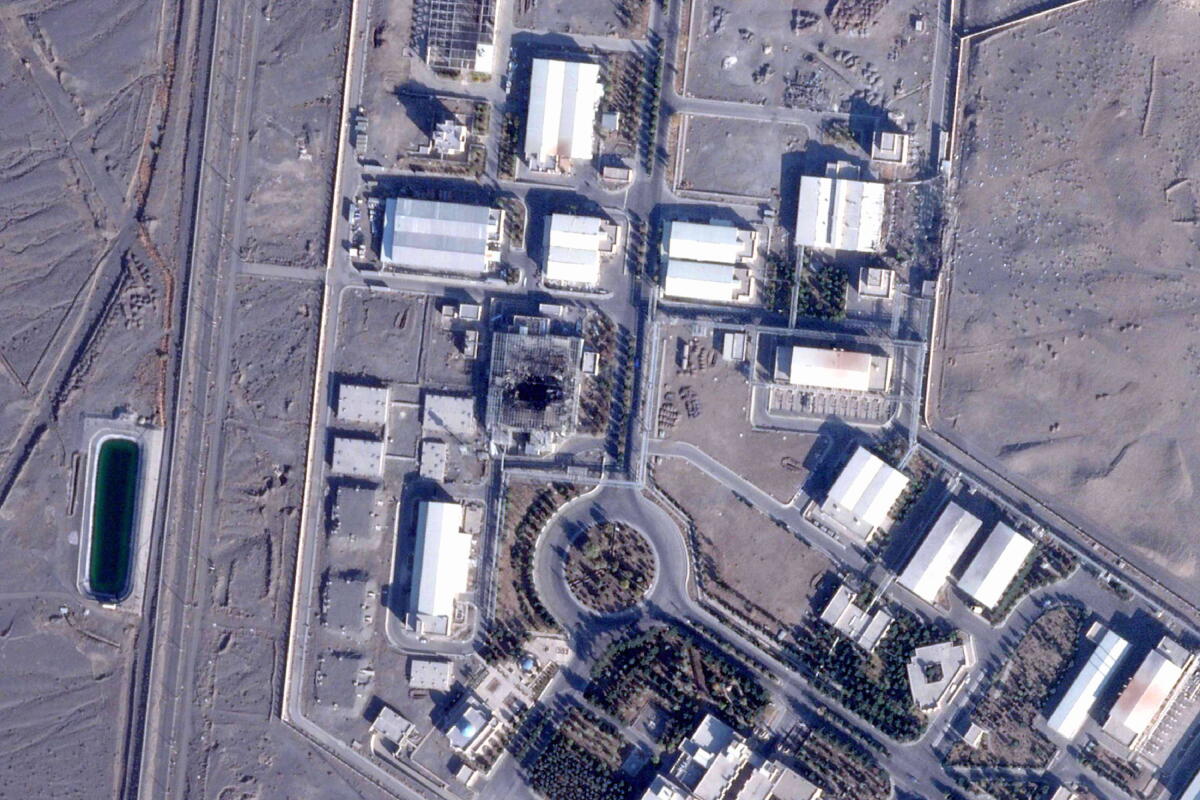 Nasa Iran Satellite photos show activity at Iran nuclear sites as U.S. threatens ...