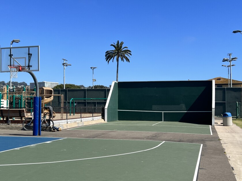 The Recreation Center's backboard is for anyone to use for a variety of purposes, according to Rec Center staff.