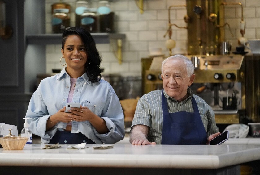 Kyla Pratt and Leslie Jordan in the Fox sitcom "Call Me Kat."