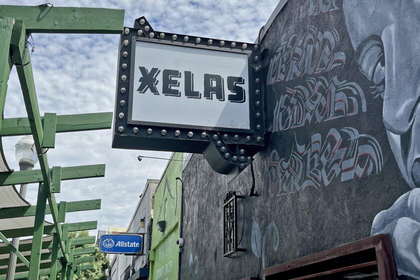 Xelas in Boyle Heights, photographed on Tuesday Aug. 8, 2023, will close Aug. 27, 2023. Xelas is a comida Xicana bar with a menu that bridges Los Angeles street food, Cordon Bleu training and abuelita's kitchen with a wide selection of beer and drinks, according to their website.