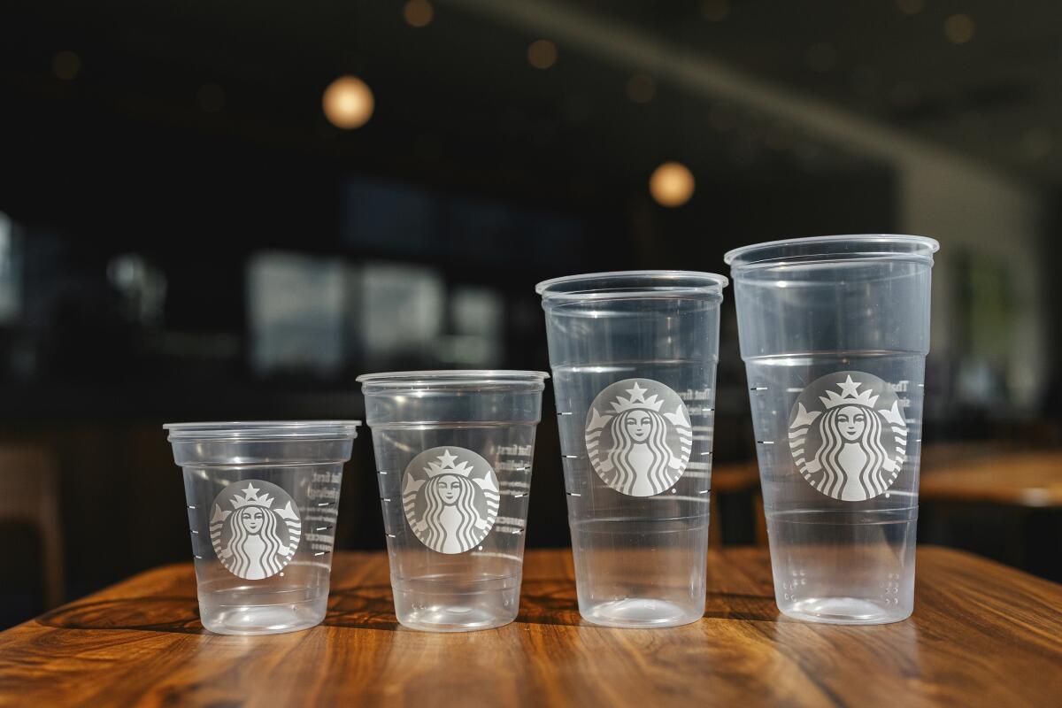  Starbucks cold cups