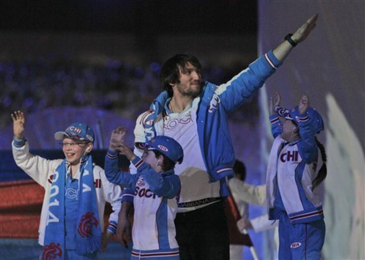 Ovechkin to lead Russia's hockey team at Sochi Olympics
