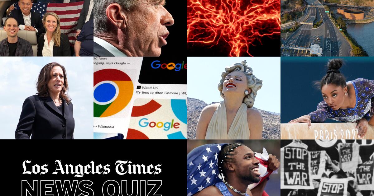 What a week! It’s time to play the L.A. Times News Quiz What a week! It’s time to play the L.A. Times News Quiz