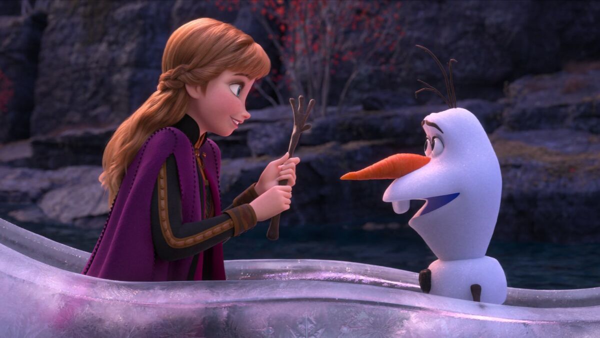 The largely optimistic Anna (Kristen Bell) experiences heavy grief in "Frozen 2."