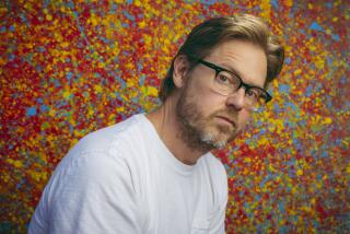 LOS ANGELES -- SEPTEMBER 23, 2024: Tim Heidecker in his Los Angeles studio on Monday, September 23, 2024 (Carlos Gonzalez / For The Times)