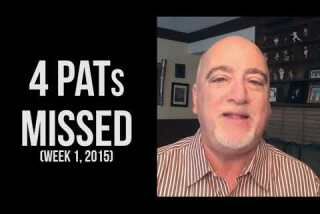 Bill Plaschke's Wakeup Call: The new PAT rule is good for football