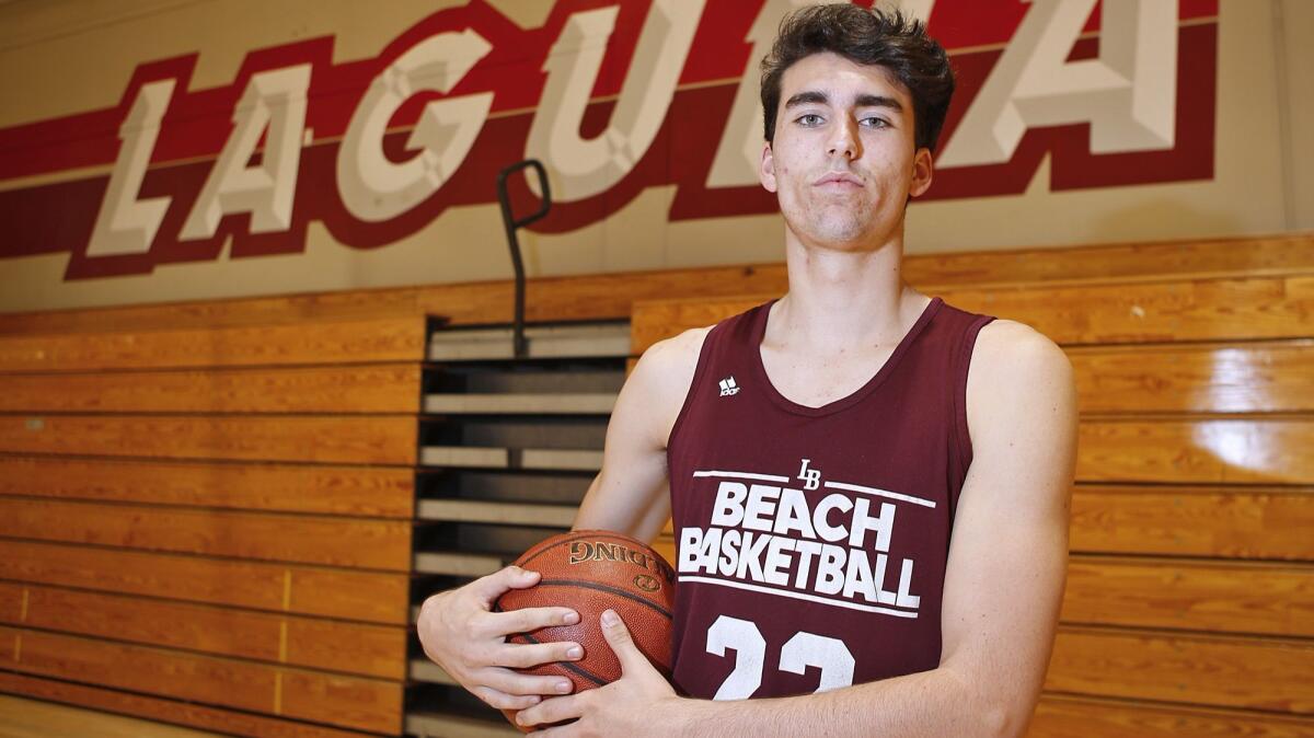 Laguna Beach High senior Blake Burzell is the Daily Pilot High School Male Athlete of the Week. The senior led the Breakers to the Charlie Wilkins Memorial Tournament title on Dec. 16.
