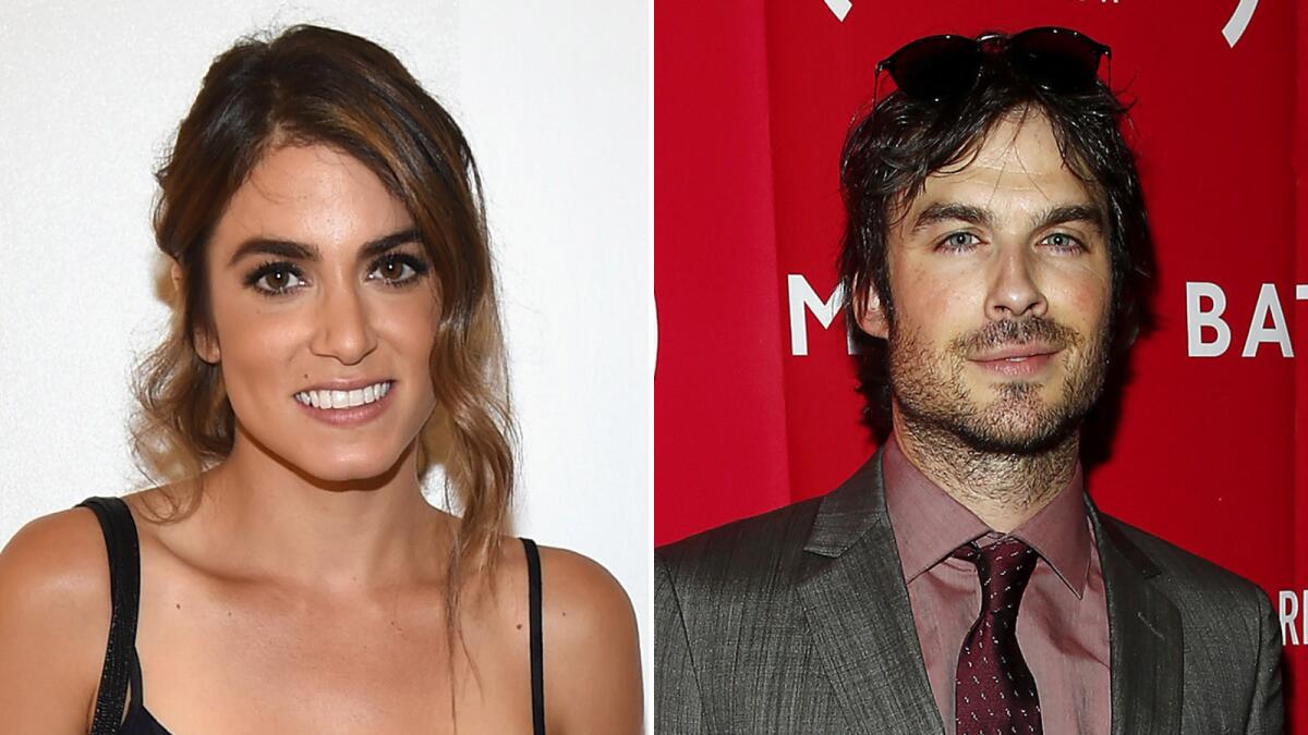 Nikki Reed of "Twilight" fame and Ian Somerhalder of "The Vampire Diaries" are reportedly dating.