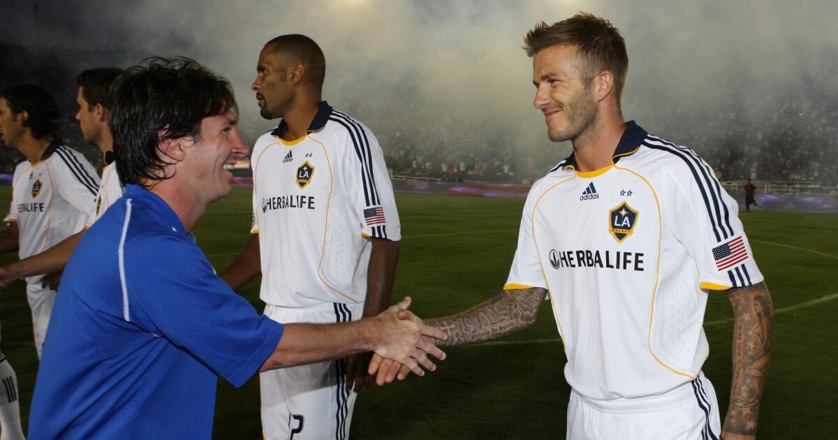 Comment David Beckham a jeté les bases de la MLS pour Lionel Messi