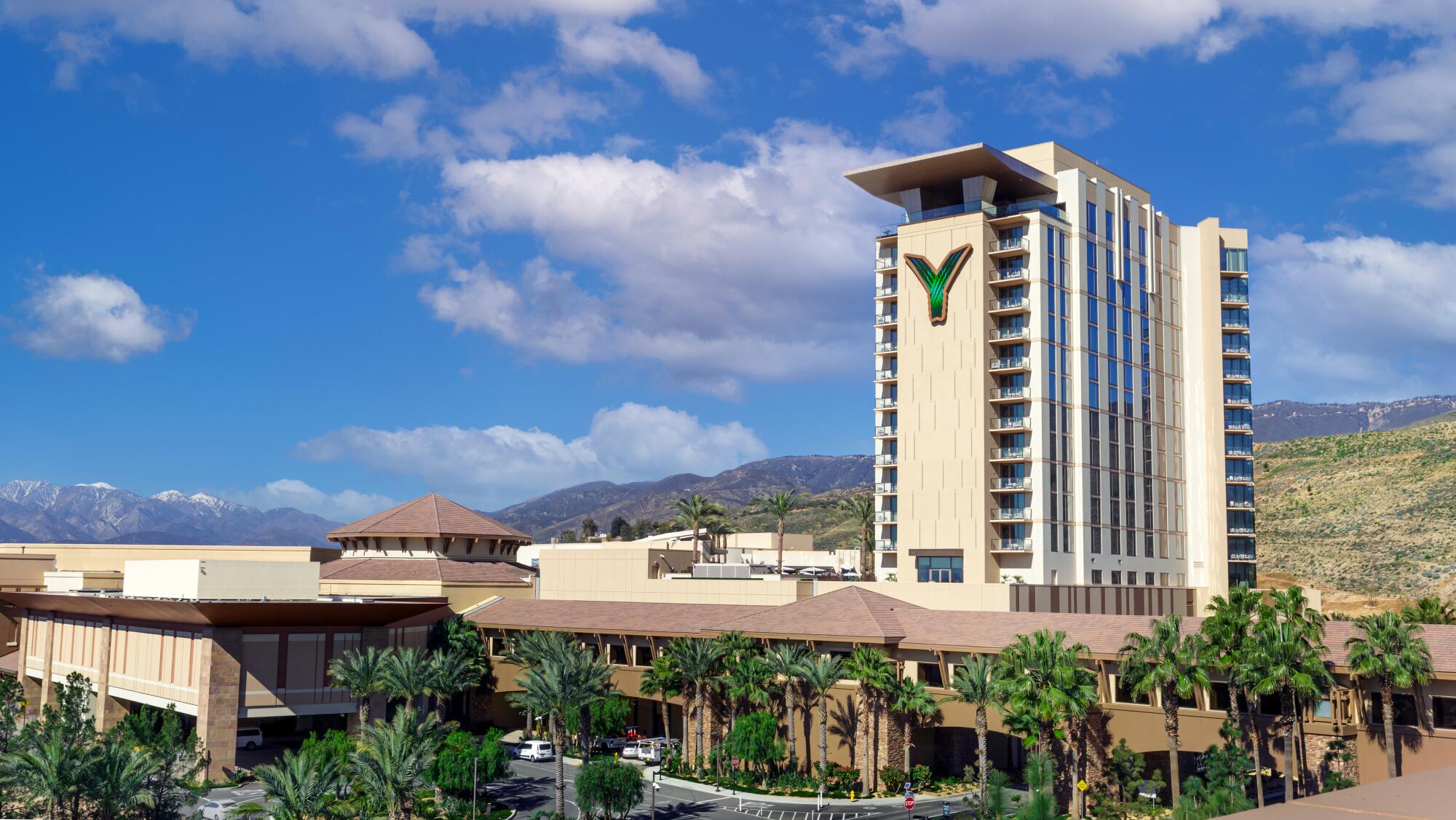 Exterior photo of the Yaamava' Resort & Casino