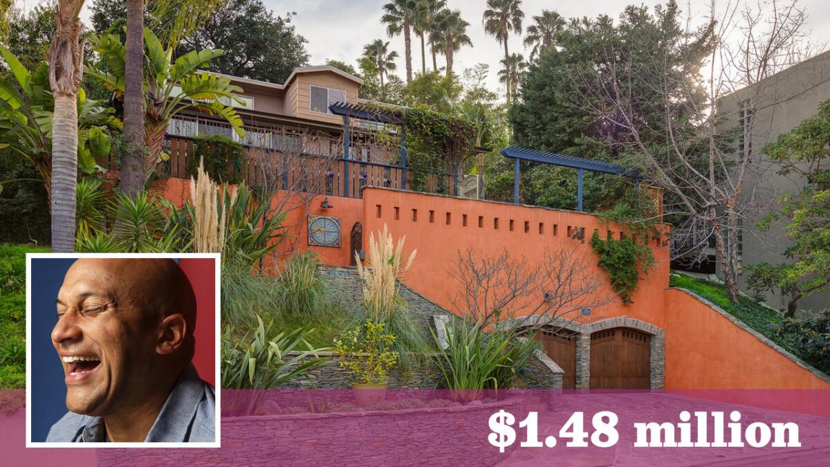 Comic actor Keegan-Michael Key has sold his home bordering Los Feliz and Griffith Park for $1.48 million.