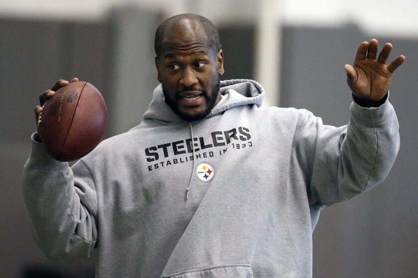 Pittsburgh linebacker James Harrison is one of four players the NFL wants to interview about recent PED allegations.