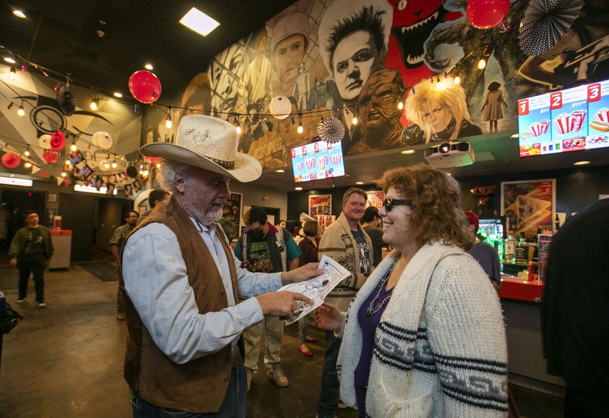Allen and Valerie Schiano, dressed as the Stranger and the Dude from "The Big Lebowski".