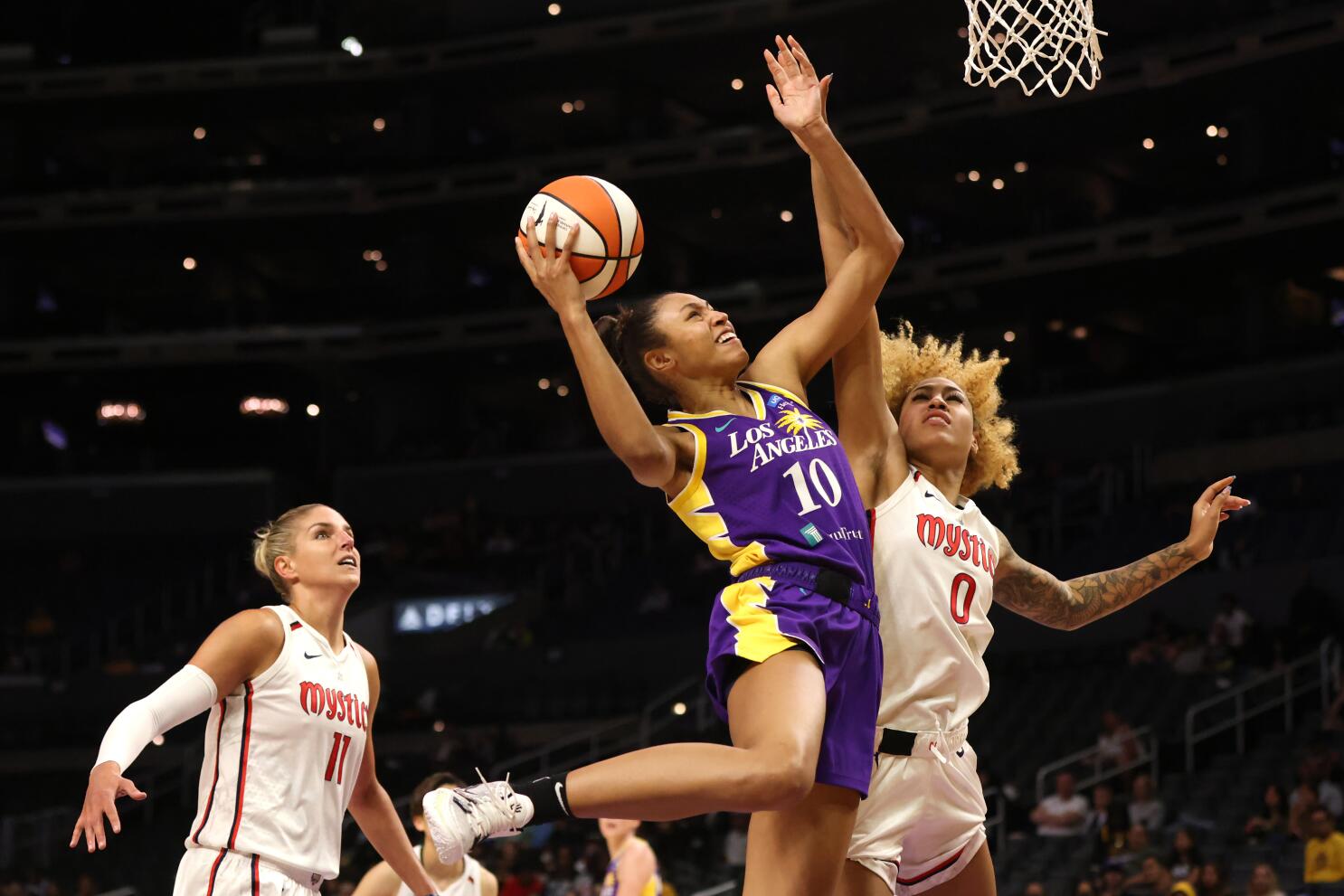 LA Sparks fighting to grab last playoff spot in rebuilding year