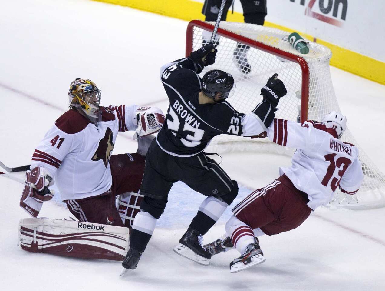 Mike Smith, Dustin Brown, Ray Whitney