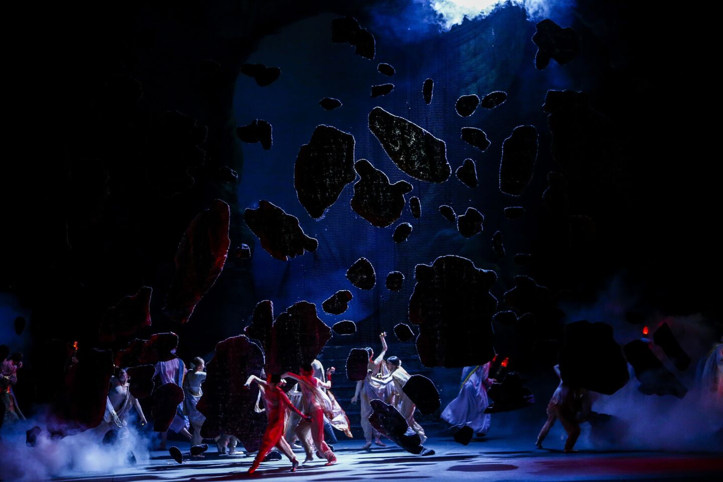 American Ballet Theatre performs "La Bayadere" at the Music Center's Dorothy Chandler Pavillion in Los Angeles.