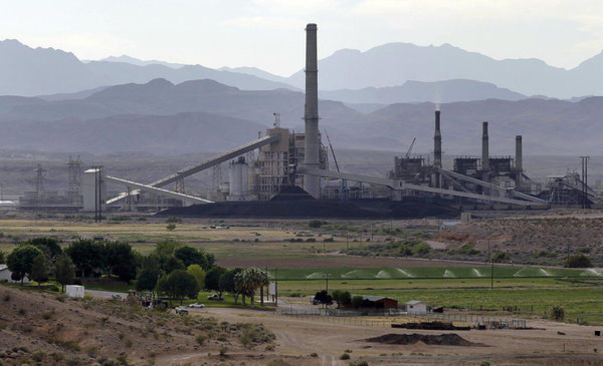 The Reid-Gardner power station on the Moapa Indian Reservation in Moapa, Nev. Nevada is among the states lobbying the EPA to finalize new greenhouse gas rules.