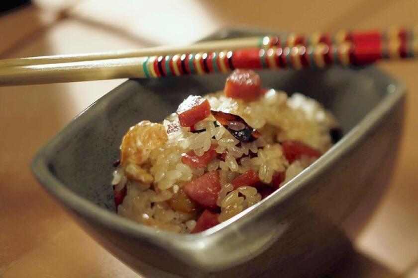 Sweet rice, a Christmas tradition.