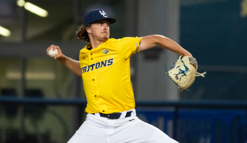 UC San Diego freshman right-hander Ryan Forcucci has given the Tritons' starting rotation a boost.