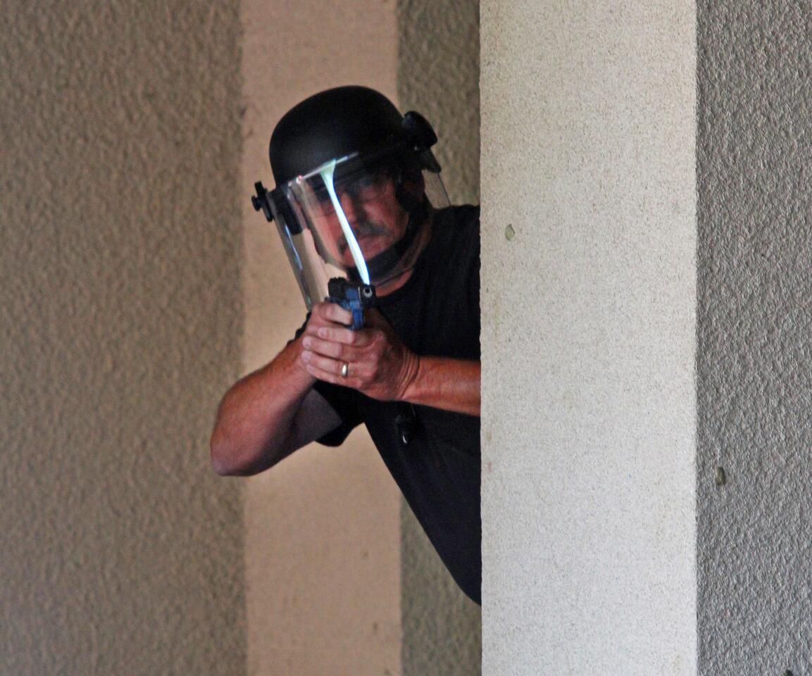 Photo Gallery: Burbank Police and Fire run gunman scenarios at Burbank High School