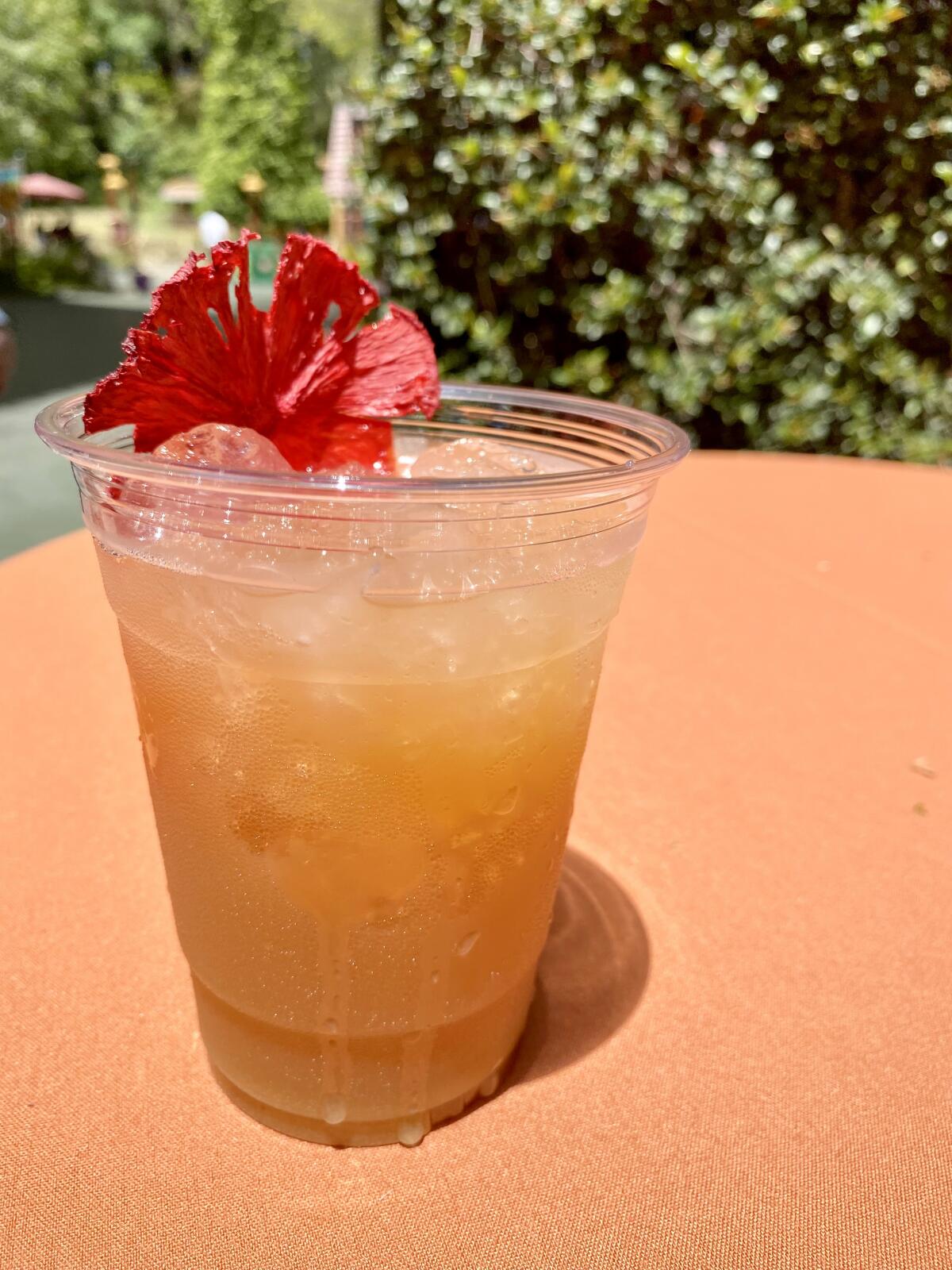 A cup of Pride Rock Punch, at a special preview of "Tale of the Lion King" on May 26.