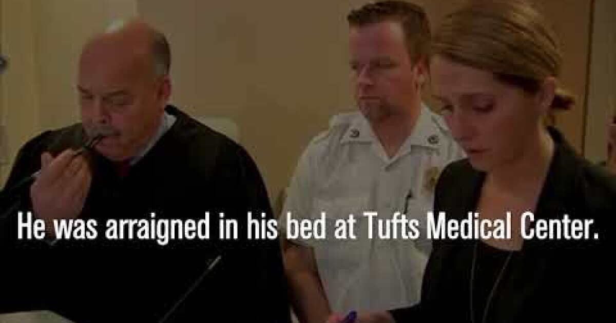 Suspect in killing of Boston doctors is arraigned at his hospital bed ...