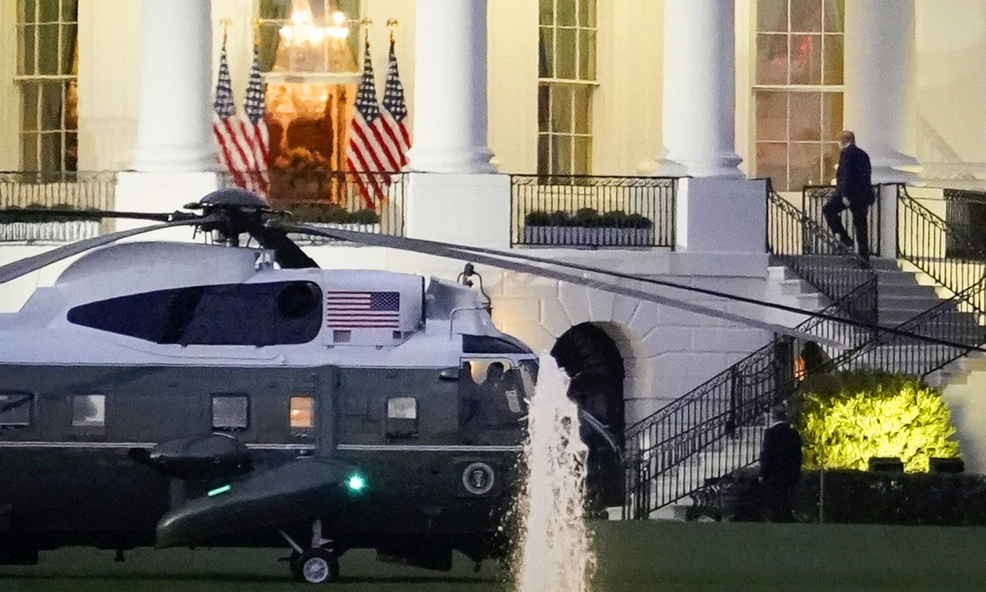 President  Trump returns to the White House.