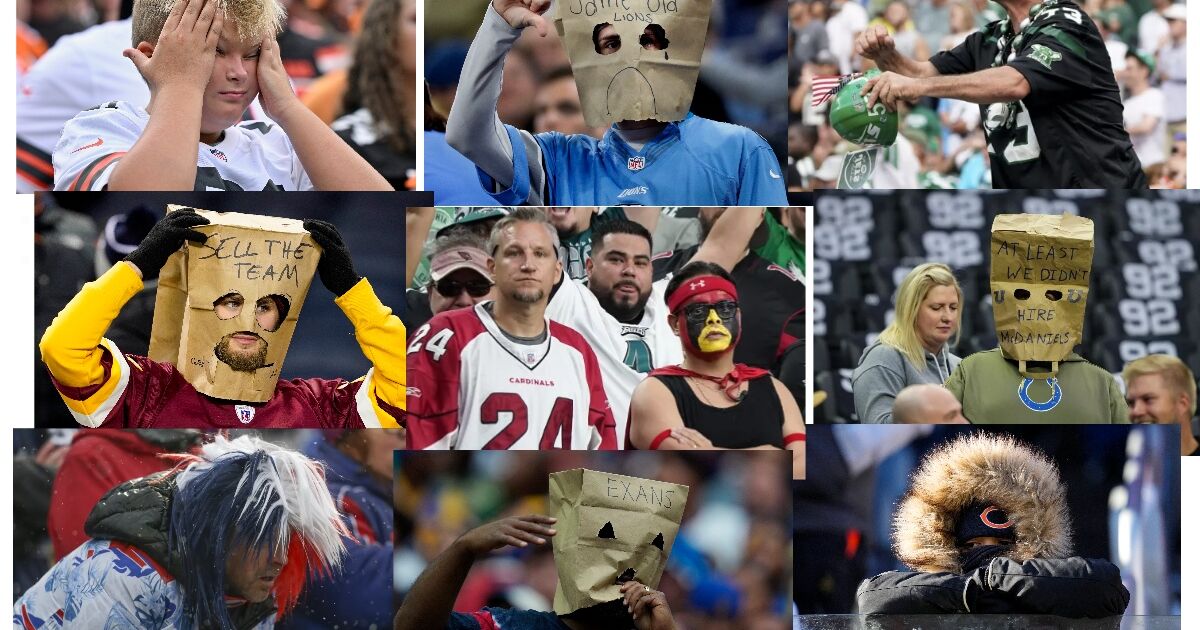 Quelles sont les bases de fans de la NFL les plus misérables ?  Nous les avons classés