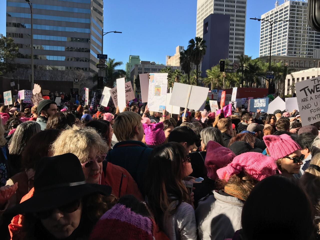 Marching for women's rights