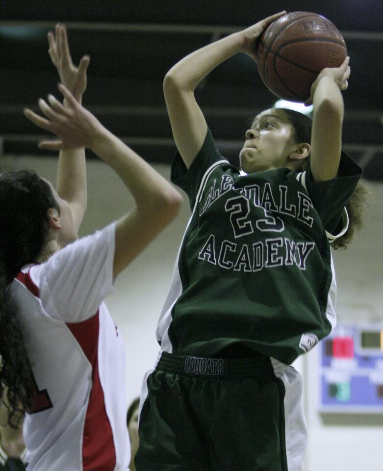 Photo Gallery: Glendale Adventist Academy girls basketball vs. Shalhevet High School