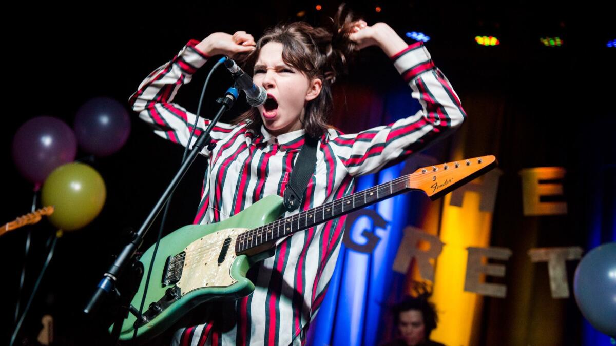 Lydia Night of the Regrettes in June of last year at a show in Atlanta.