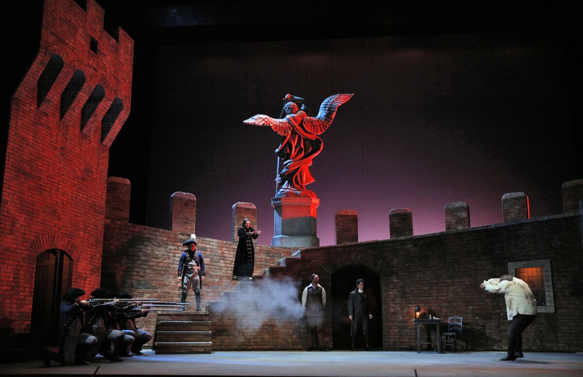 San Diego Opera's production of "Tosca," last seen in 2016, returns in March 2023.