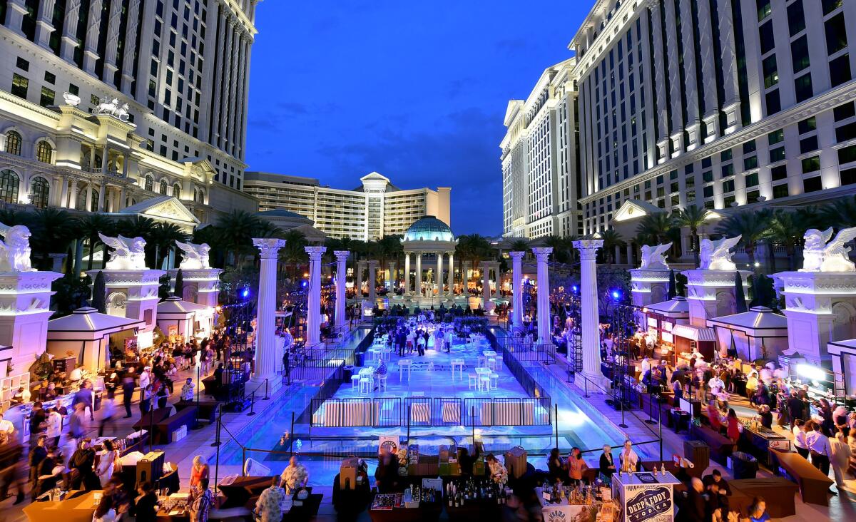 A general view of Vegas Uncork'd by Bon Appetit's Grand Tasting event at Caesars Palace on April 24, 2015 in Las Vegas, Nevada.