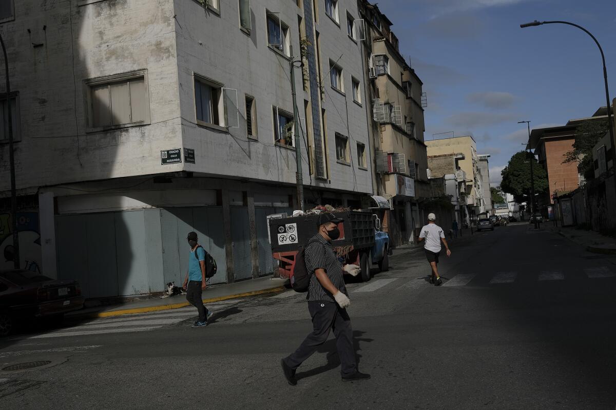  barrio del Chacao, en Caracas (AP Foto/Matias Delacroix)