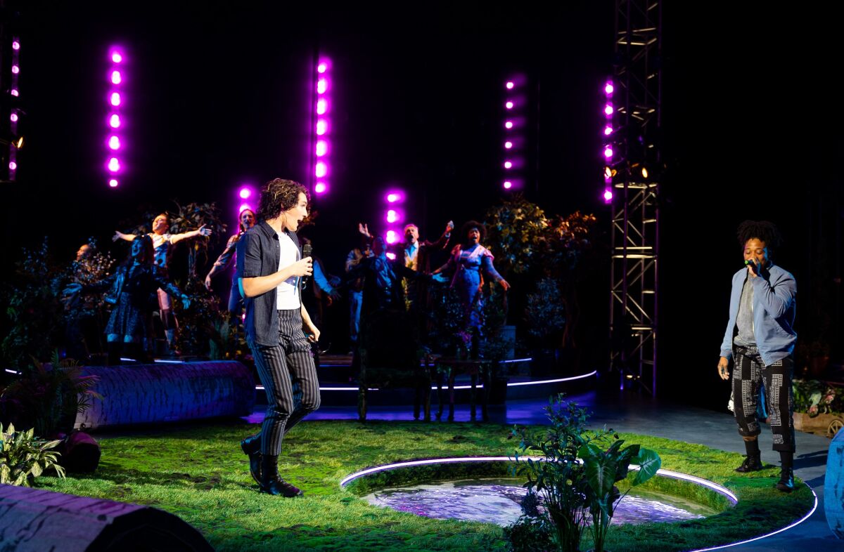 Peter Smith, left,  and Esco Jouléy in La Jolla Playhouse’s "As You Like It."