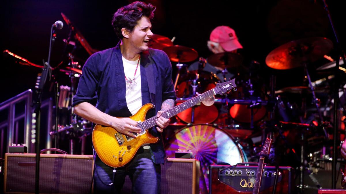 John Mayer, shown here with Dead & Company at the Forum in 2015.