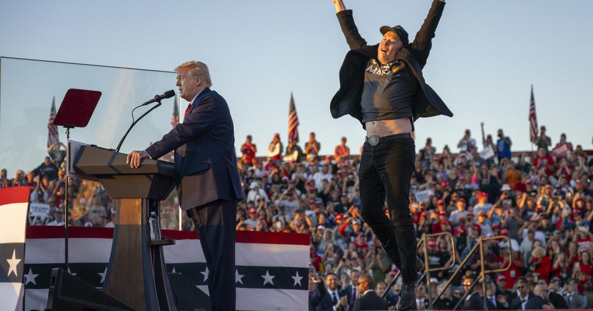 Elon Musk hoped Trump would ‘sail into the sunset.’ Now he works frenetically to elect him Elon Musk hoped Trump would ‘sail into the sunset.’ Now he works frenetically to elect him