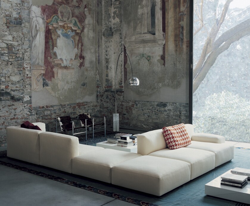 Piero Lissoni’s Mex Cube is a seating system that can be configured for any space.