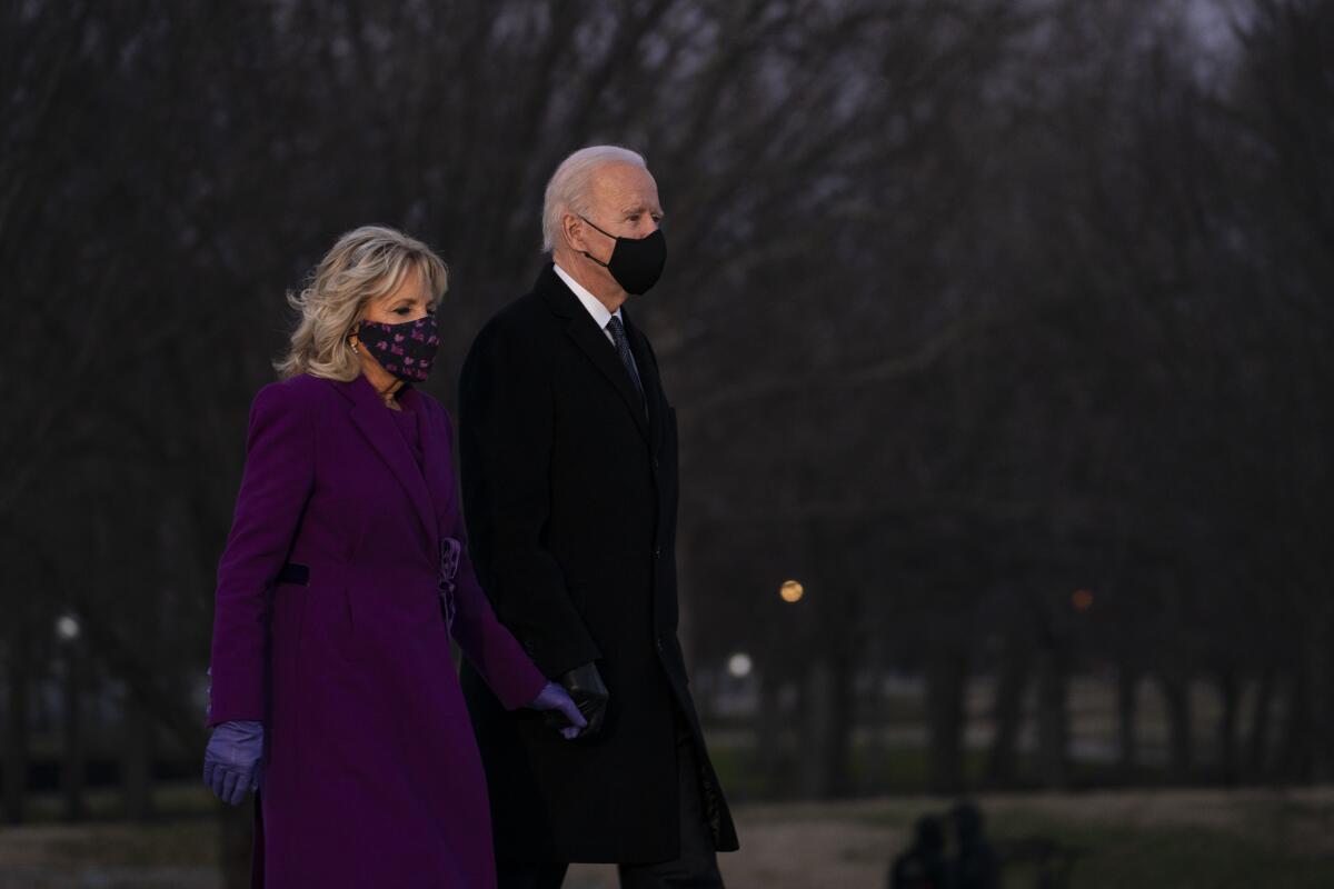 President-elect Joe Biden and his wife Jill Biden.