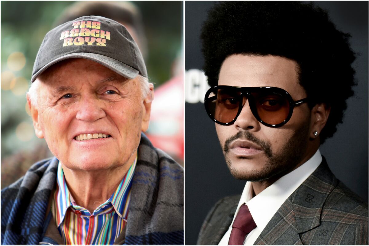 Bruce Johnston of the Beach Boys and the Weeknd