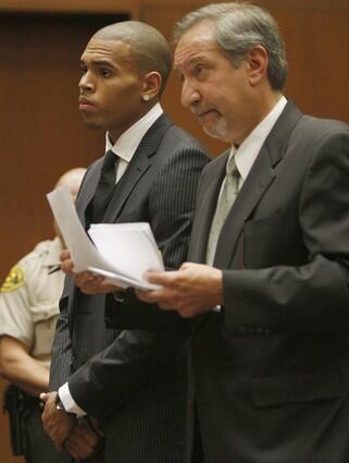 Chris Brown gets jiggy after getting sentenced