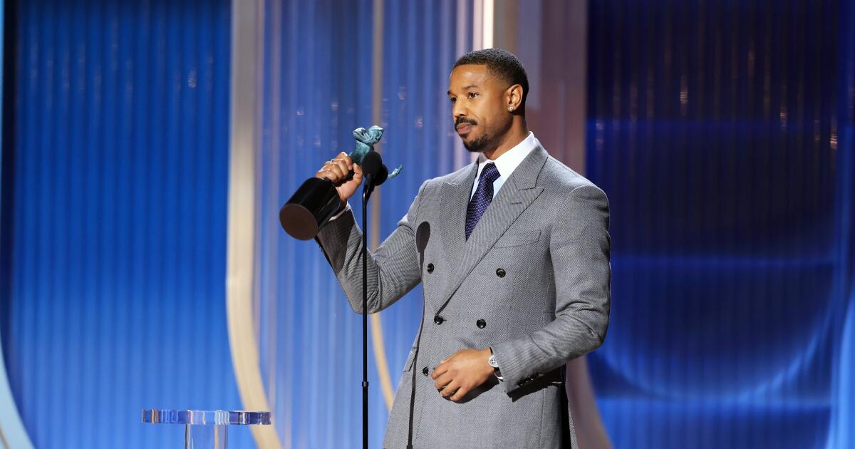 In upset, Michael B. Jordan wins Actor Award for lead actor: 'What I always wanted'