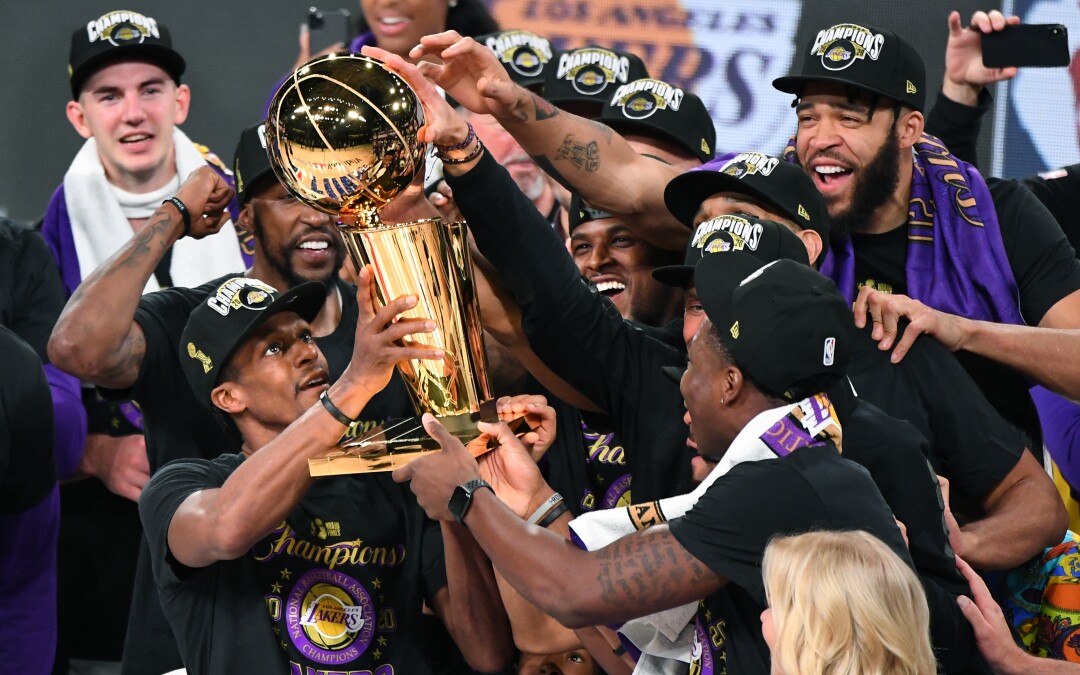 Photos from Lakers' NBA championship win over the Miami Heat Los Angeles Times